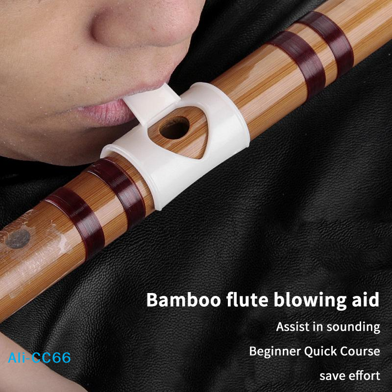 【C】Bamboo Flute Blowing Aid Fl - Musical Instrument That You Blow Into avaliação e preço