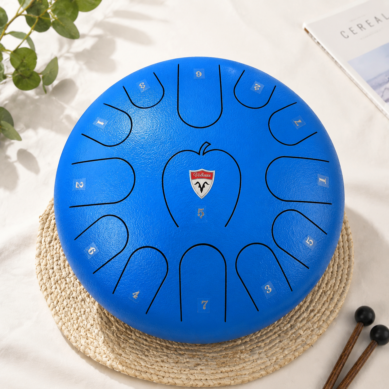 12 Inch steel tongue drum 13 N - Rain Stick Percussion avaliação e preço