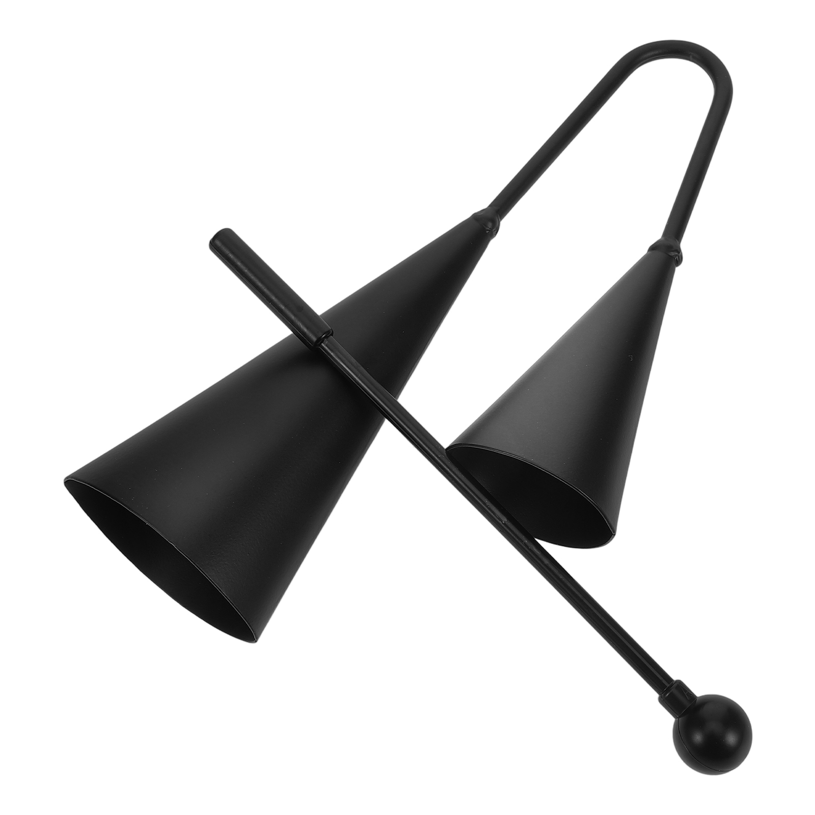 Double Trumpet Metal Cowbell A - Musical Instrument Agogo avaliação e preço