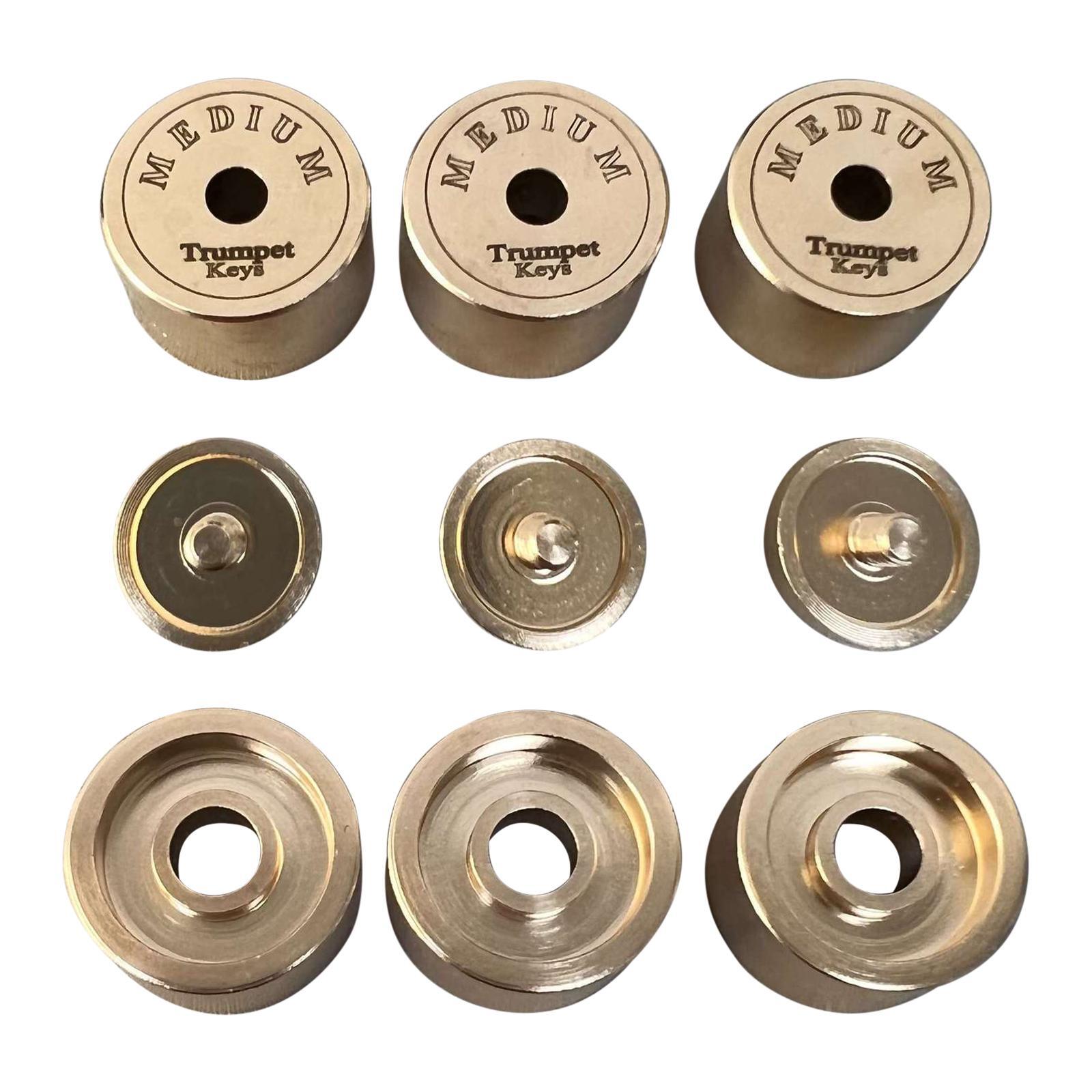 9Pcs Trumpet Valve Caps - Heav - Musical Instrument Repair avaliação e preço