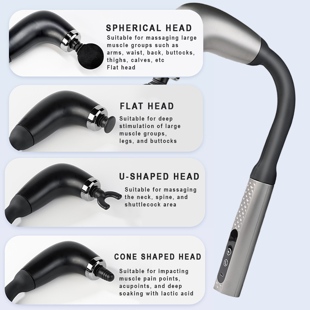 Portable Fascial Massage Gun E - Vibraslap Percussion avaliação e preço