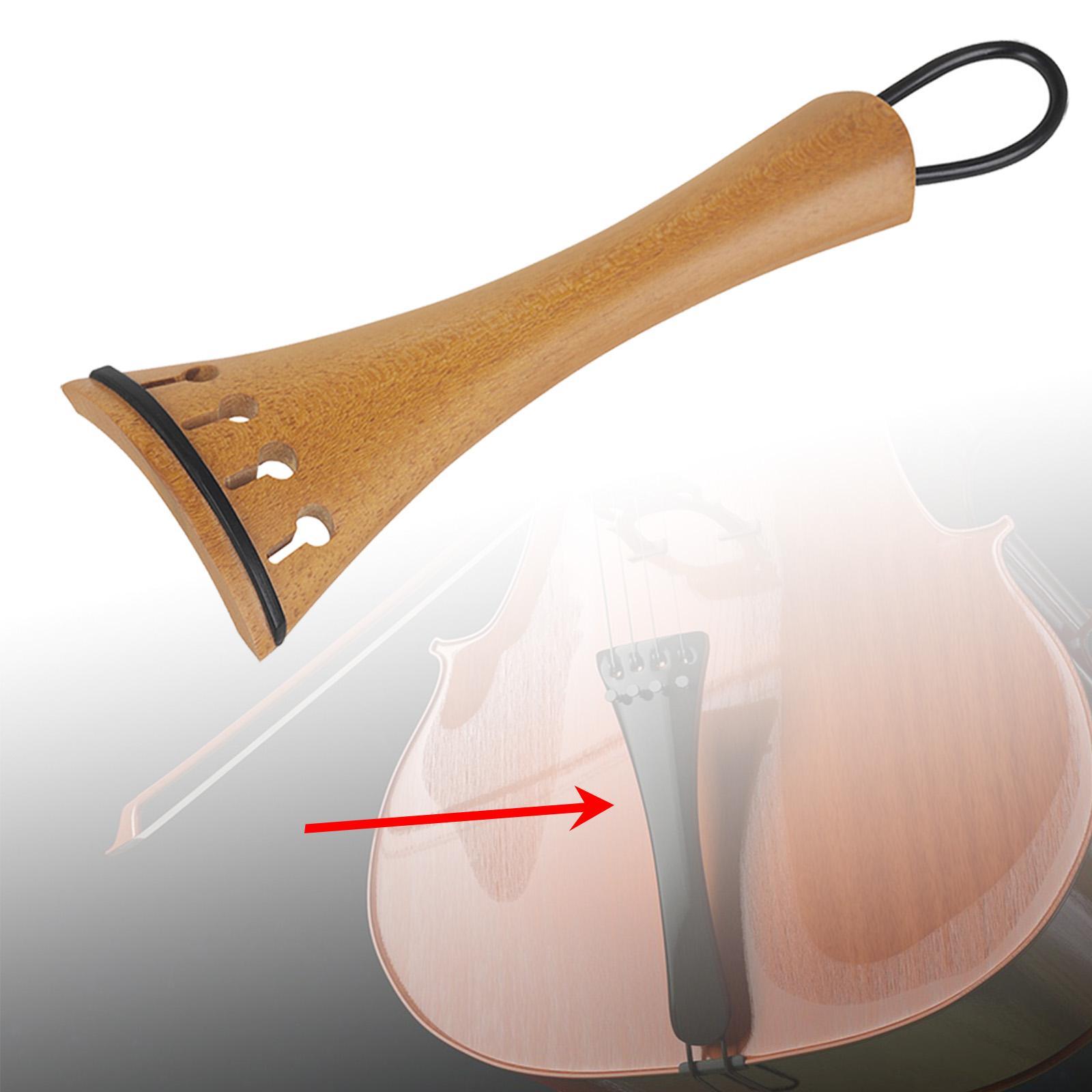 Wood Violin Tailpiece Fiddle L - Musical Instrument Fiddle avaliação e preço
