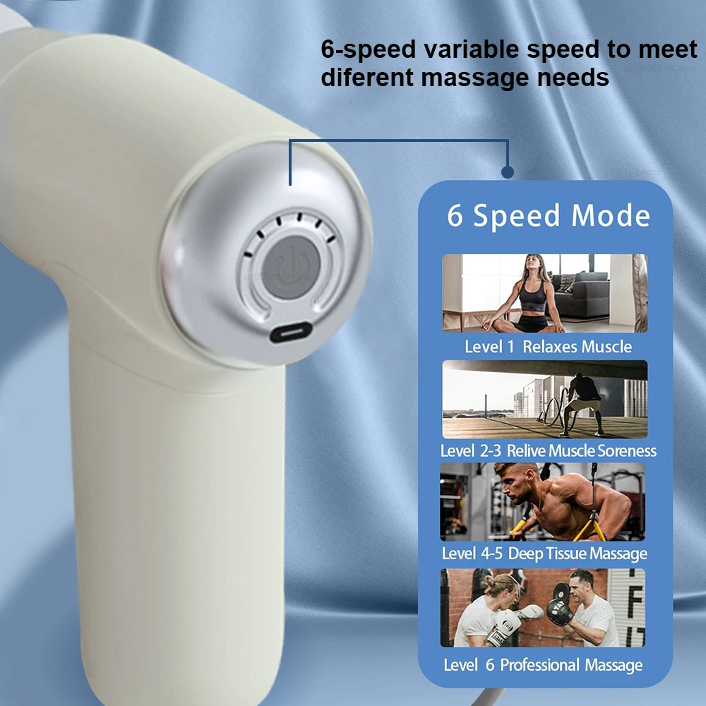 Massage Gun Portable Mini Hand - Vibraslap Percussion avaliação e preço