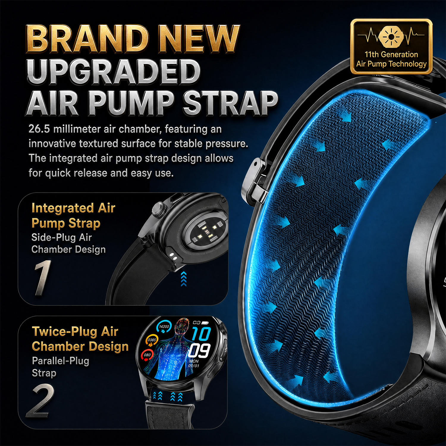 2026New Air Pump+Airbag Inflat - Musical Instrument German avaliação e preço