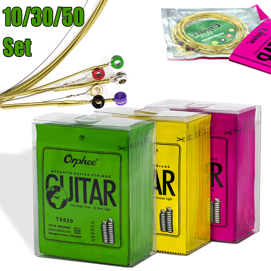 10/50 Set Orphee Acoustic Guit - Charango 10 String avaliação e preço