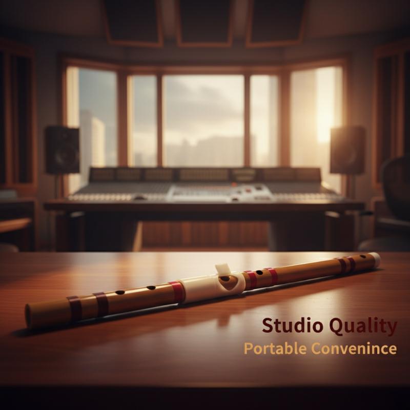 New Bamboo Flute Blowing Aid F - Musical Instrument That You Blow Into avaliação e preço