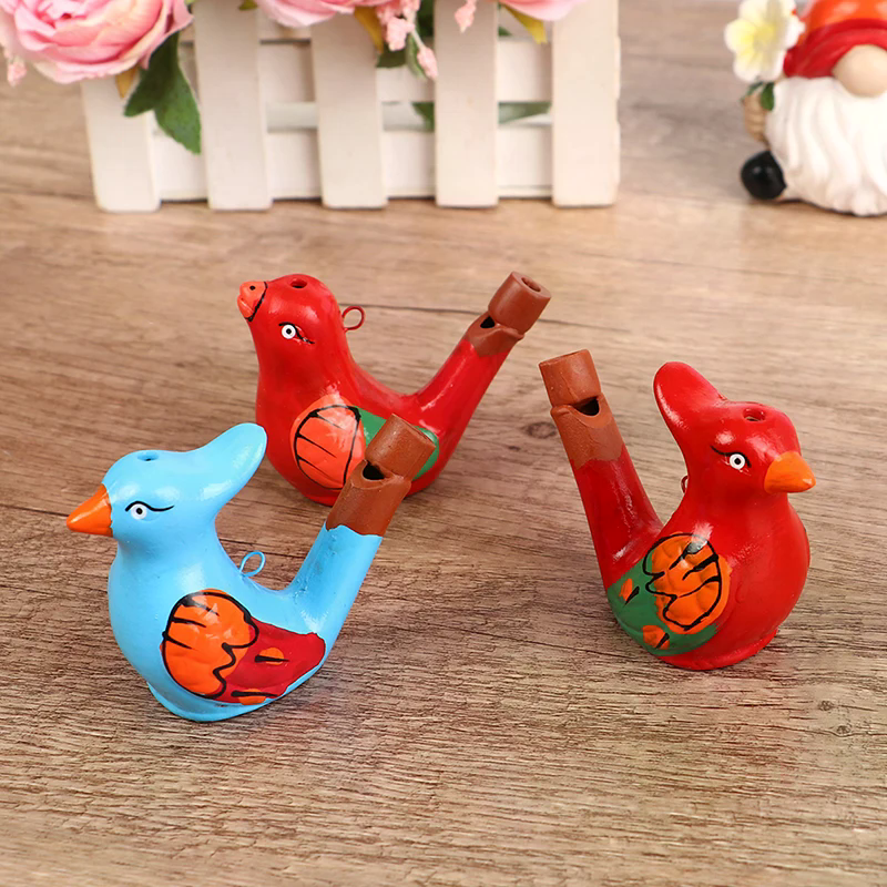 Coloured Drawing Water Bird Wh - Musical Instrument In Drawing avaliação e preço