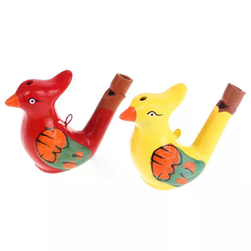 Coloured Drawing Water Bird Wh - Musical Instrument In Drawing avaliação e preço