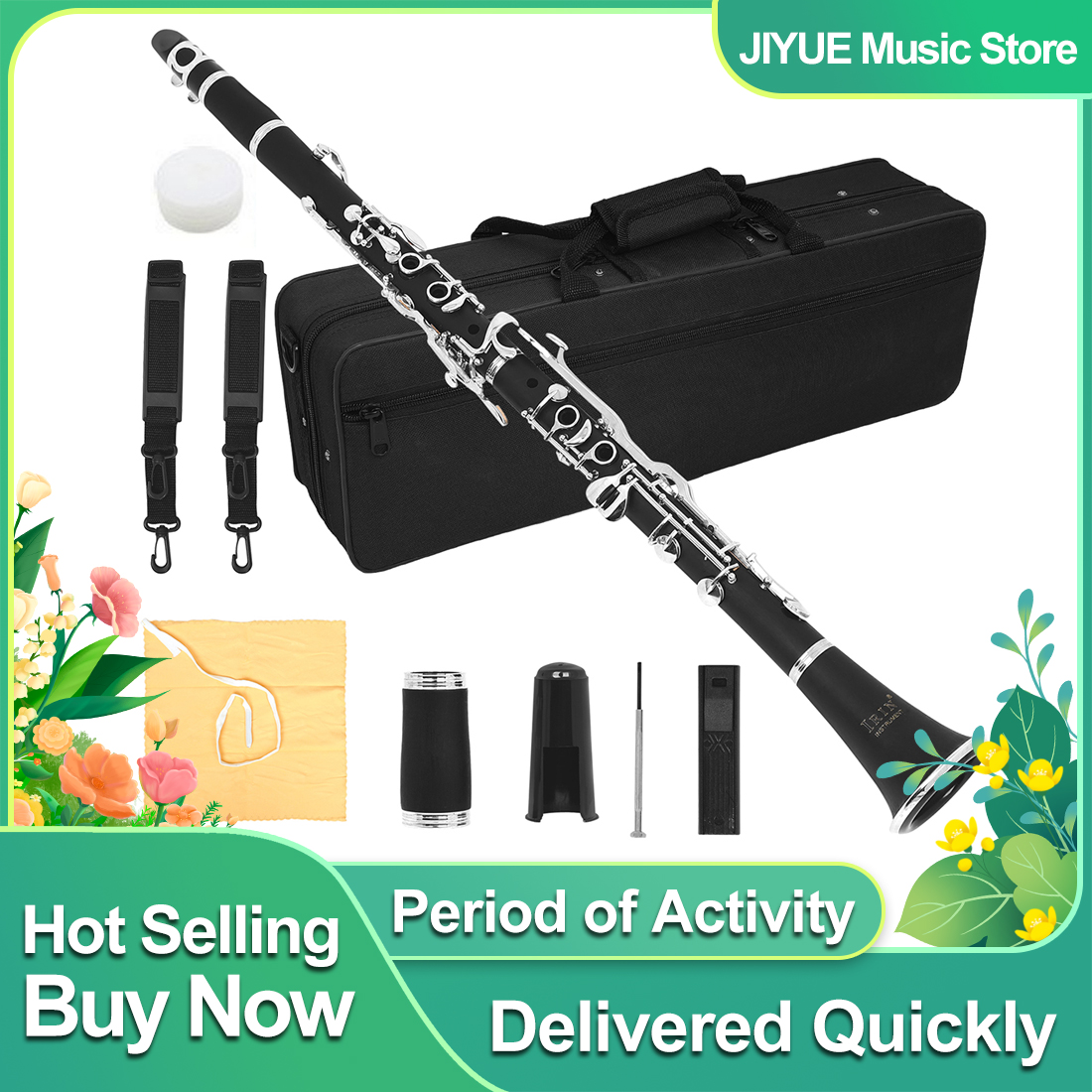 IRIN Clarinet Key of G 17 keys - Musical Instrument German avaliação e preço