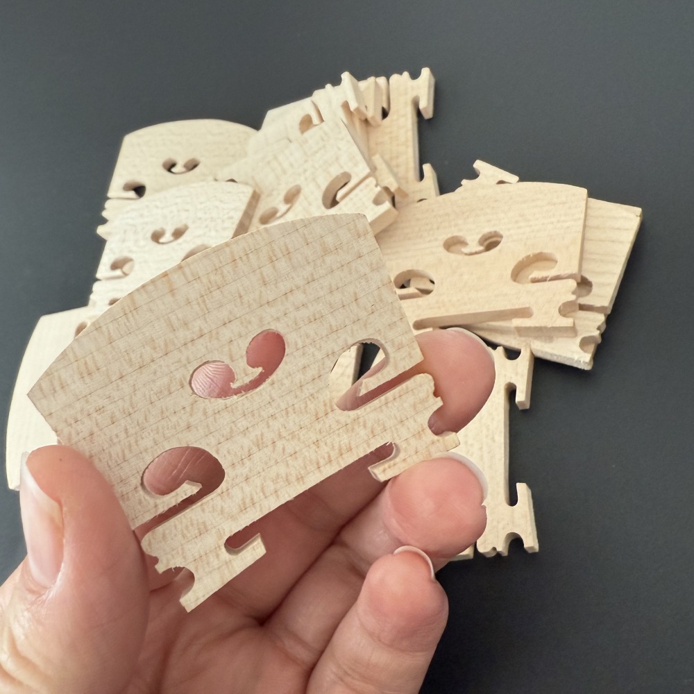 Violin Bridges Fiddle Maple Wo - Musical Instrument Fiddle avaliação e preço