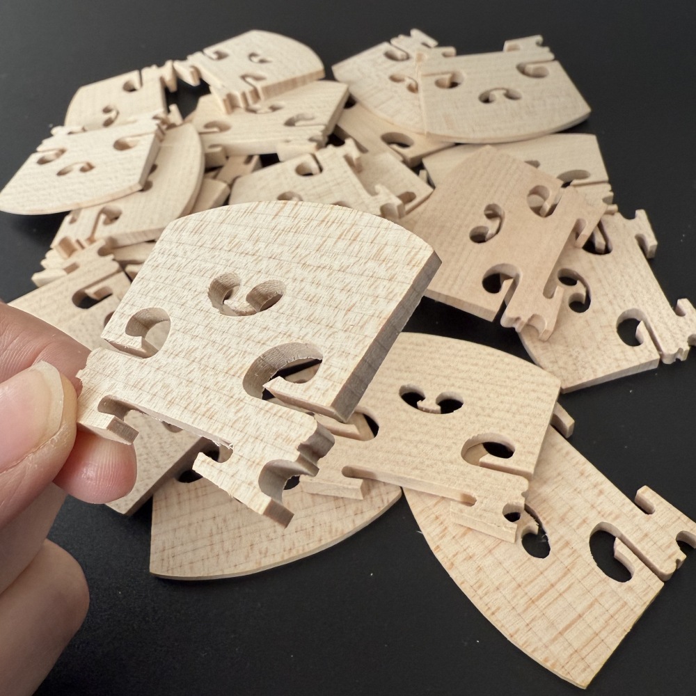 Violin Bridges Fiddle Maple Wo - Musical Instrument Fiddle avaliação e preço