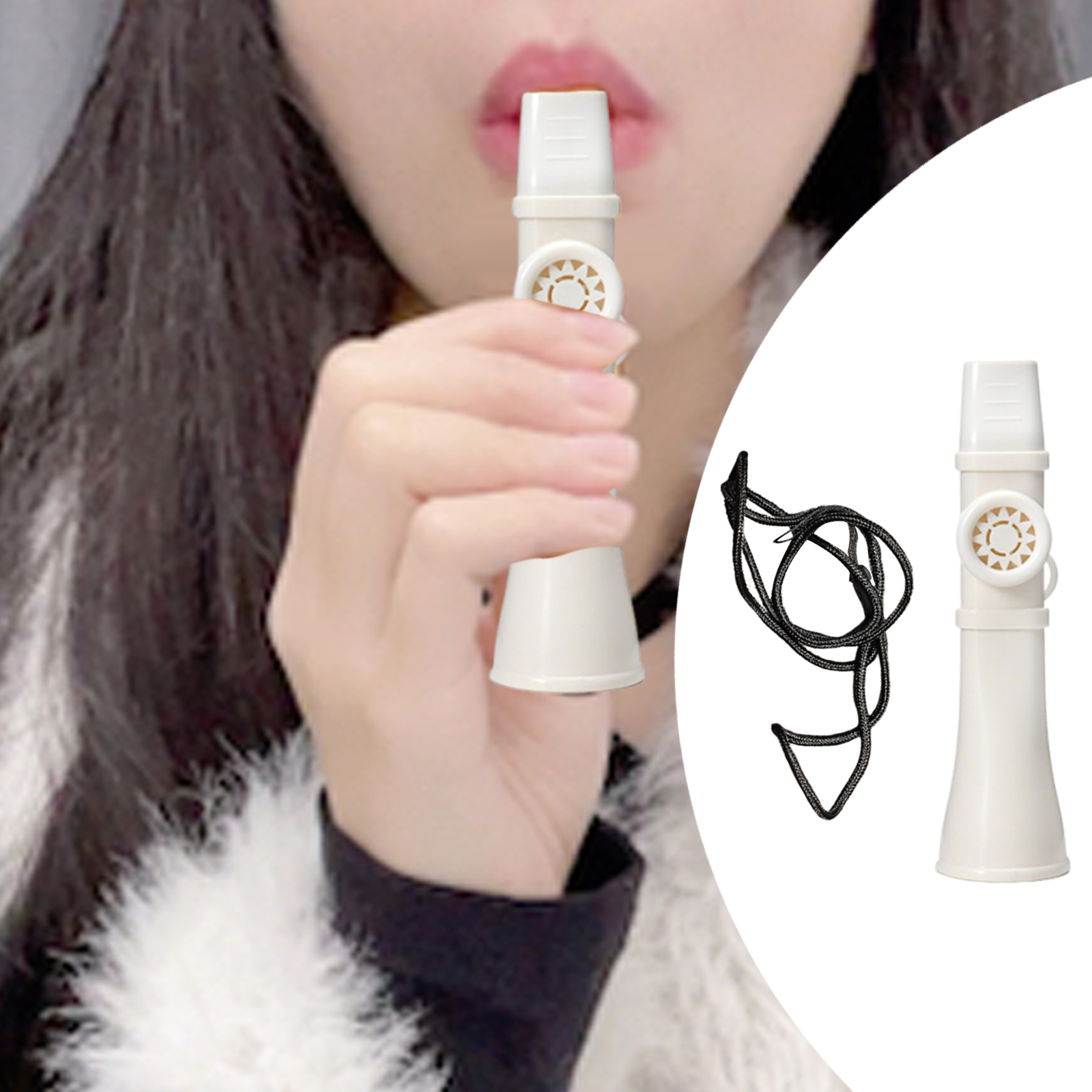 Lightweight Kazoo Flute Unique - Musical Instrument Easy To Learn avaliação e preço