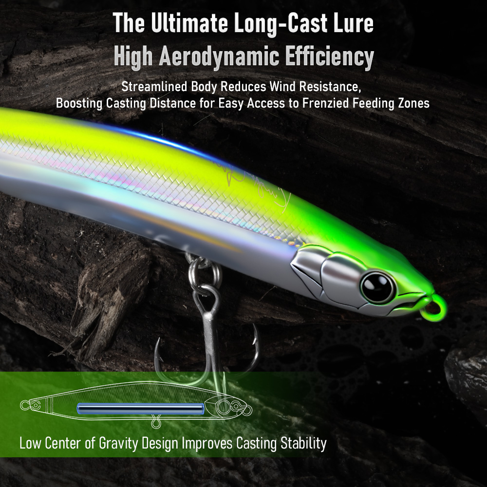 Kingdom Pencil Fishing Lure 10 - Rain Stick Percussion avaliação e preço