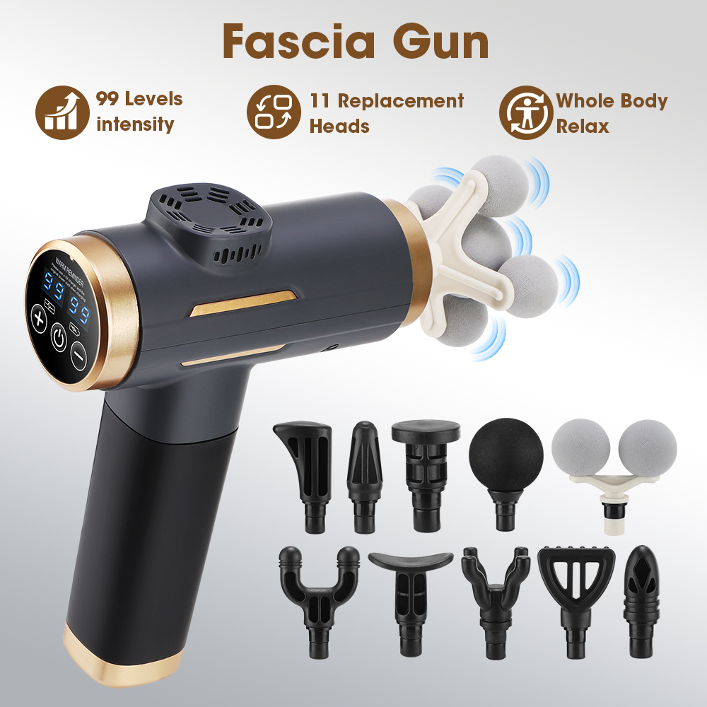 Portable Fascial Massage Gun E - Vibraslap Percussion avaliação e preço