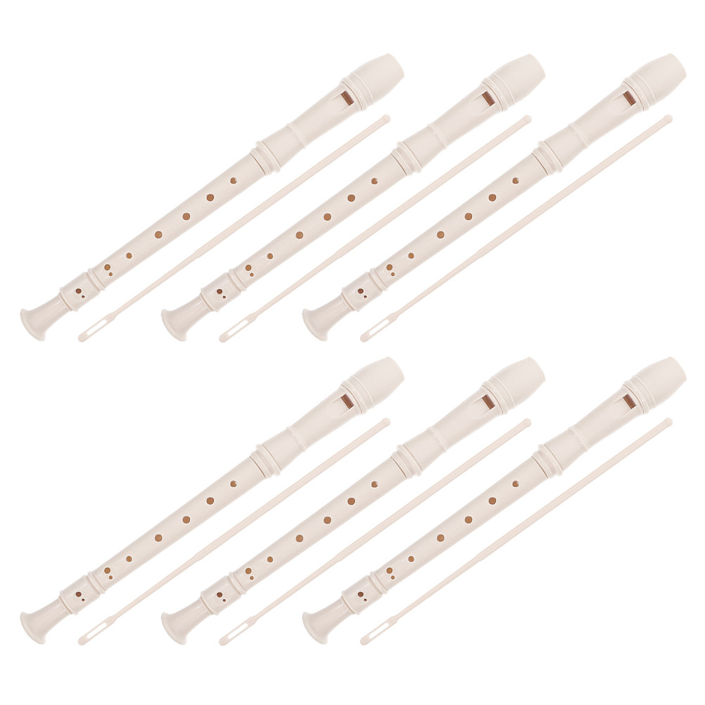 6Sets Soprano Recorder German  - Musical Instrument German avaliação e preço