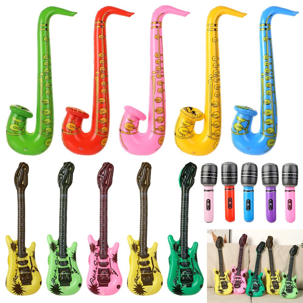 5 Guitars 5 Saxophones 5 Micro - Musical Instrument That You Blow Into avaliação e preço