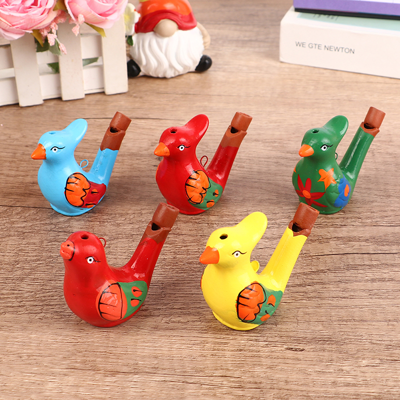 Coloured Drawing Water Bird Wh - Musical Instrument In Drawing avaliação e preço