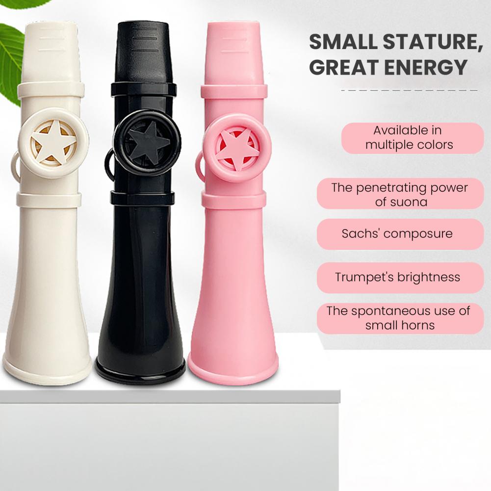 13.5cm Plastic Kazoo With Lany - Musical Instrument Easy To Learn avaliação e preço