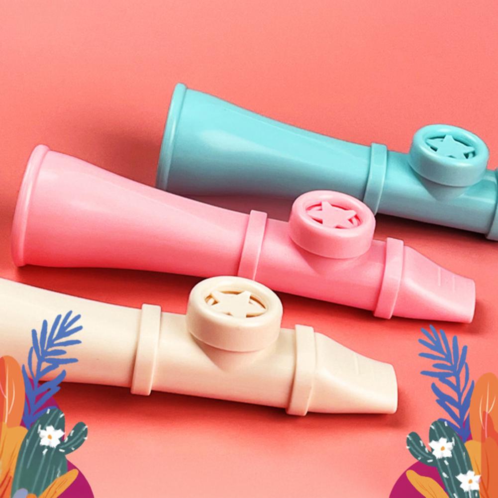 13.5cm Plastic Kazoo With Lany - Musical Instrument Easy To Learn avaliação e preço